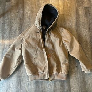 Vintage carhartt coat mens jacket j130 frb medium